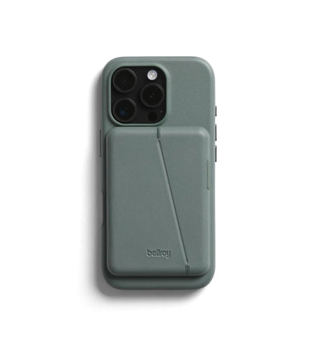 Bellroy Mod Phone Case + Wallet for iPhone 16 Pro (Slim Leather iPhone case Phone Wallet) - Agave