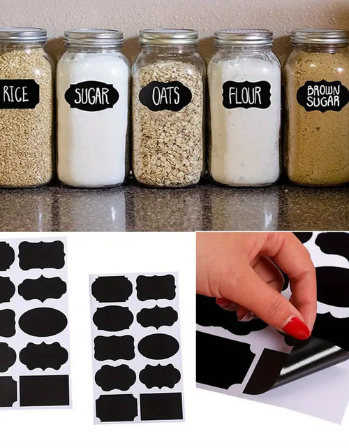 Load image into Gallery viewer, 120pcs Erasable Chalkboard Labels with Pen for Jars
