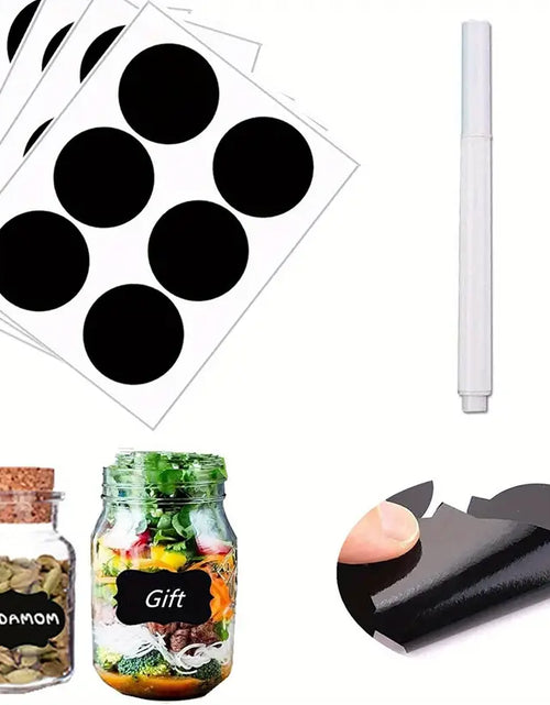 Load image into Gallery viewer, 120pcs Erasable Chalkboard Labels with Pen for Jars

