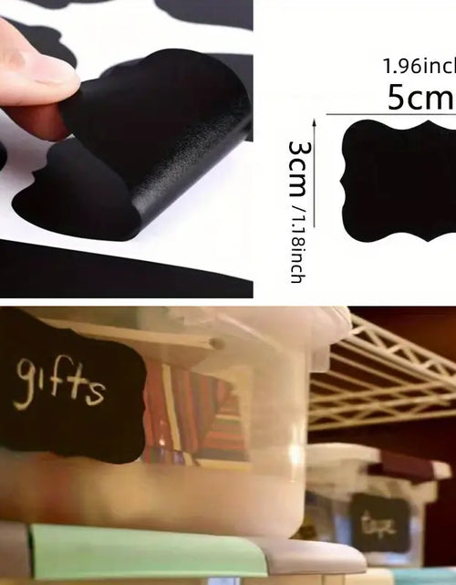 Load image into Gallery viewer, 120pcs Erasable Chalkboard Labels with Pen for Jars
