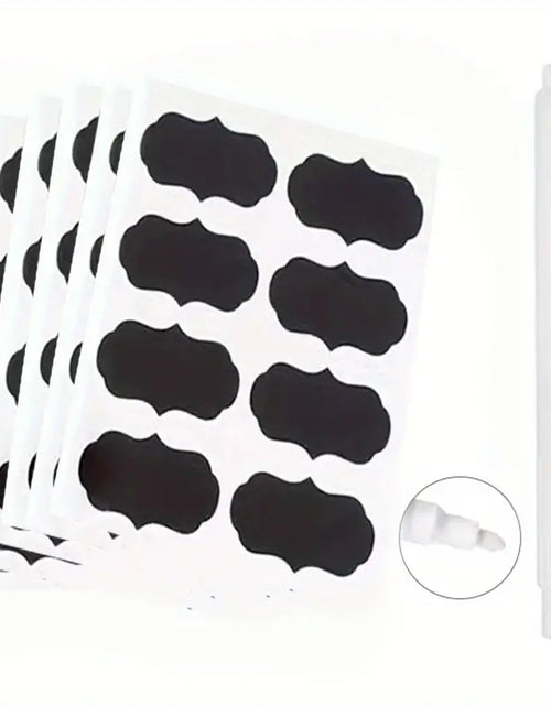 Load image into Gallery viewer, 120pcs Erasable Chalkboard Labels with Pen for Jars
