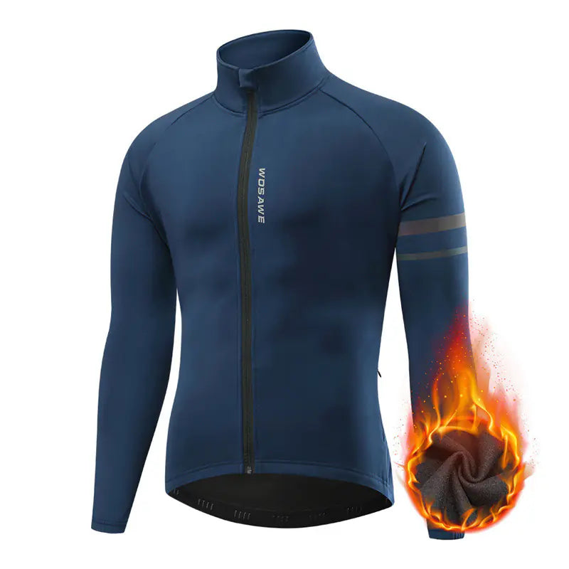 Men's Fleece Cycling Clothing for Outdoor Sports