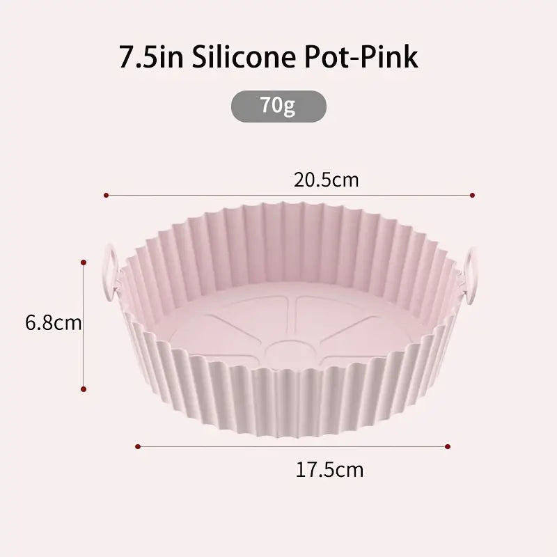 2pcs Reusable Silicone Cushions for Air Fryer & Oven