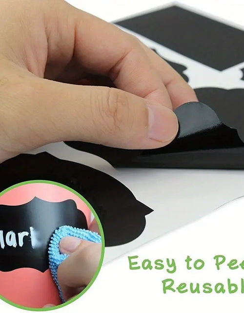 Load image into Gallery viewer, 120pcs Erasable Chalkboard Labels with Pen for Jars
