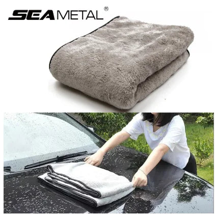 Premium Microfiber Car Wash Towel 100x40cm (Single)