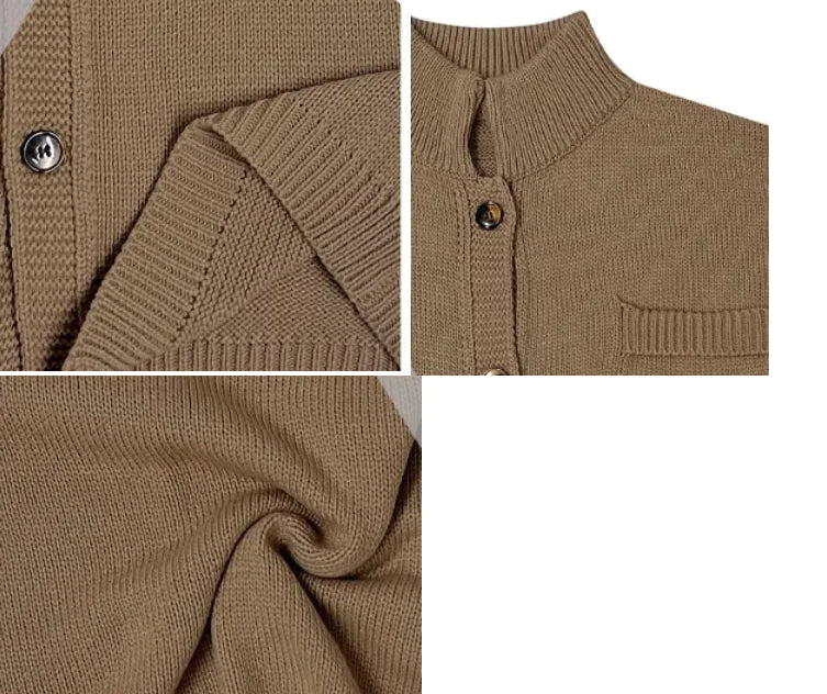 Cozy Knit Button Up