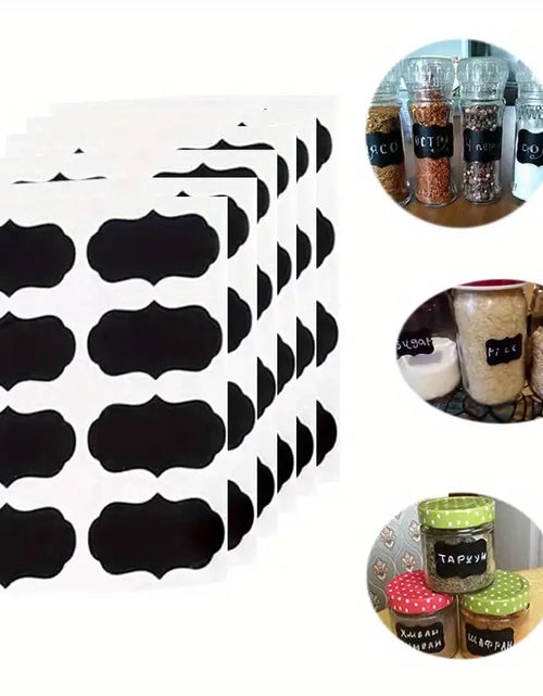 Load image into Gallery viewer, 120pcs Erasable Chalkboard Labels with Pen for Jars
