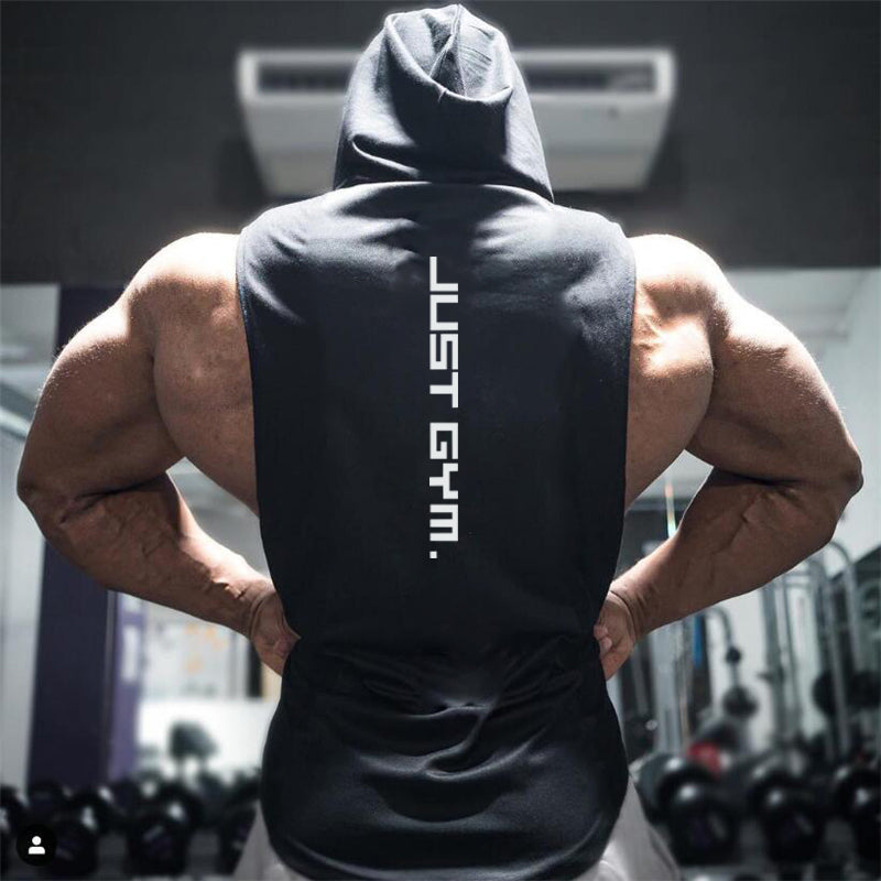 Men's GYM Sleeveless Hoodies